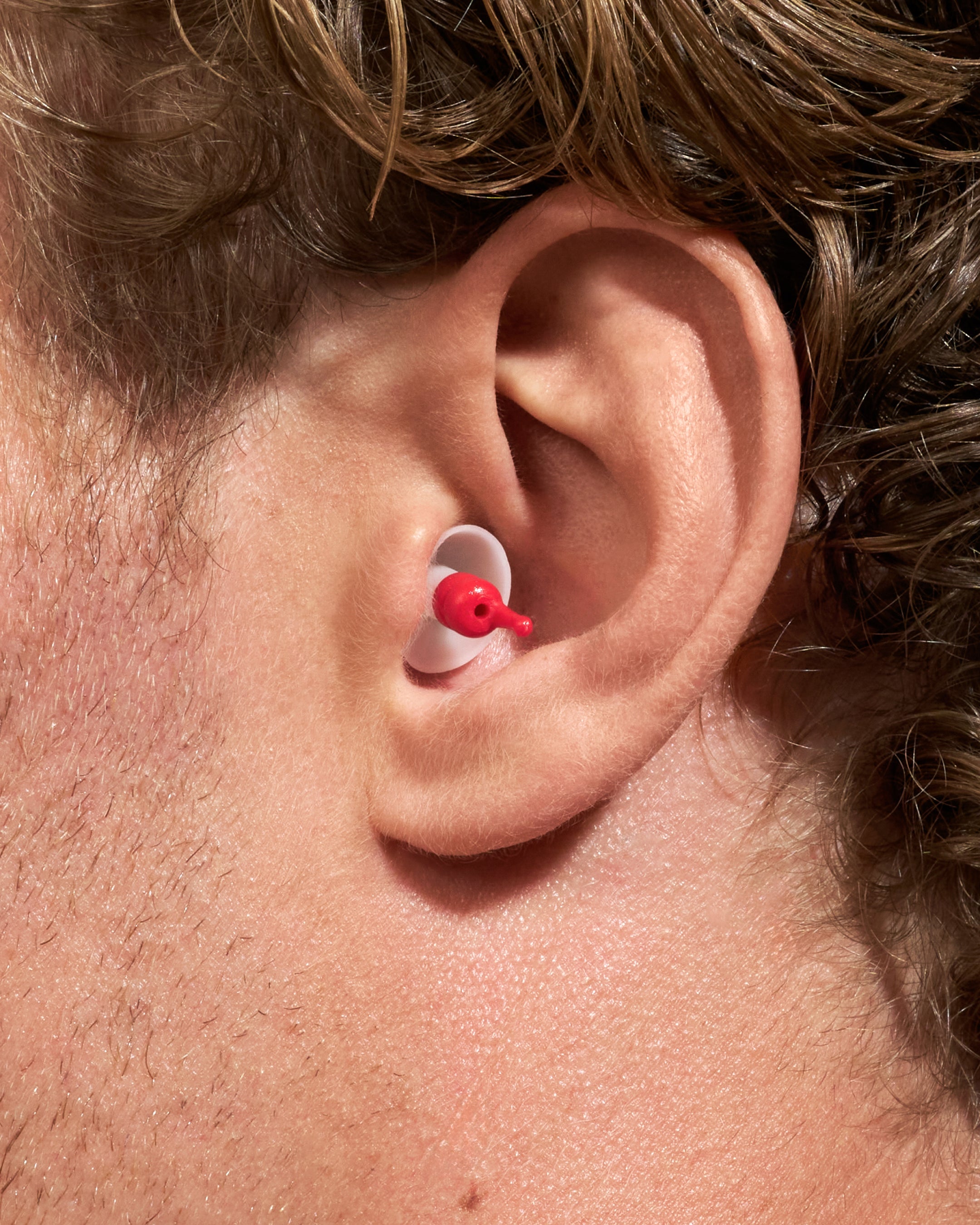 Close-up of Alpine MotoSafe Sport in ear