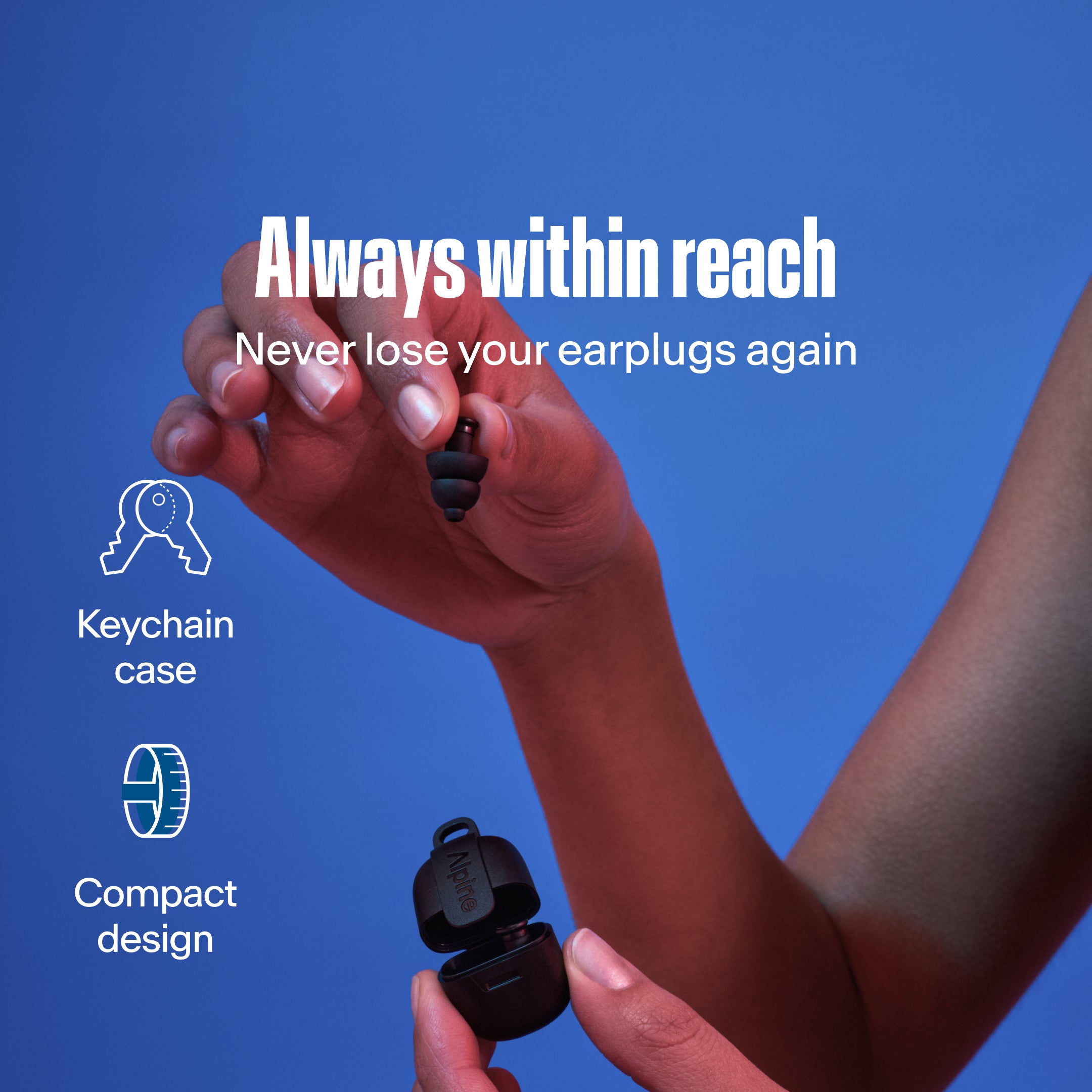 Alpine PartyPlug festival earplugs productdetail black #color_black