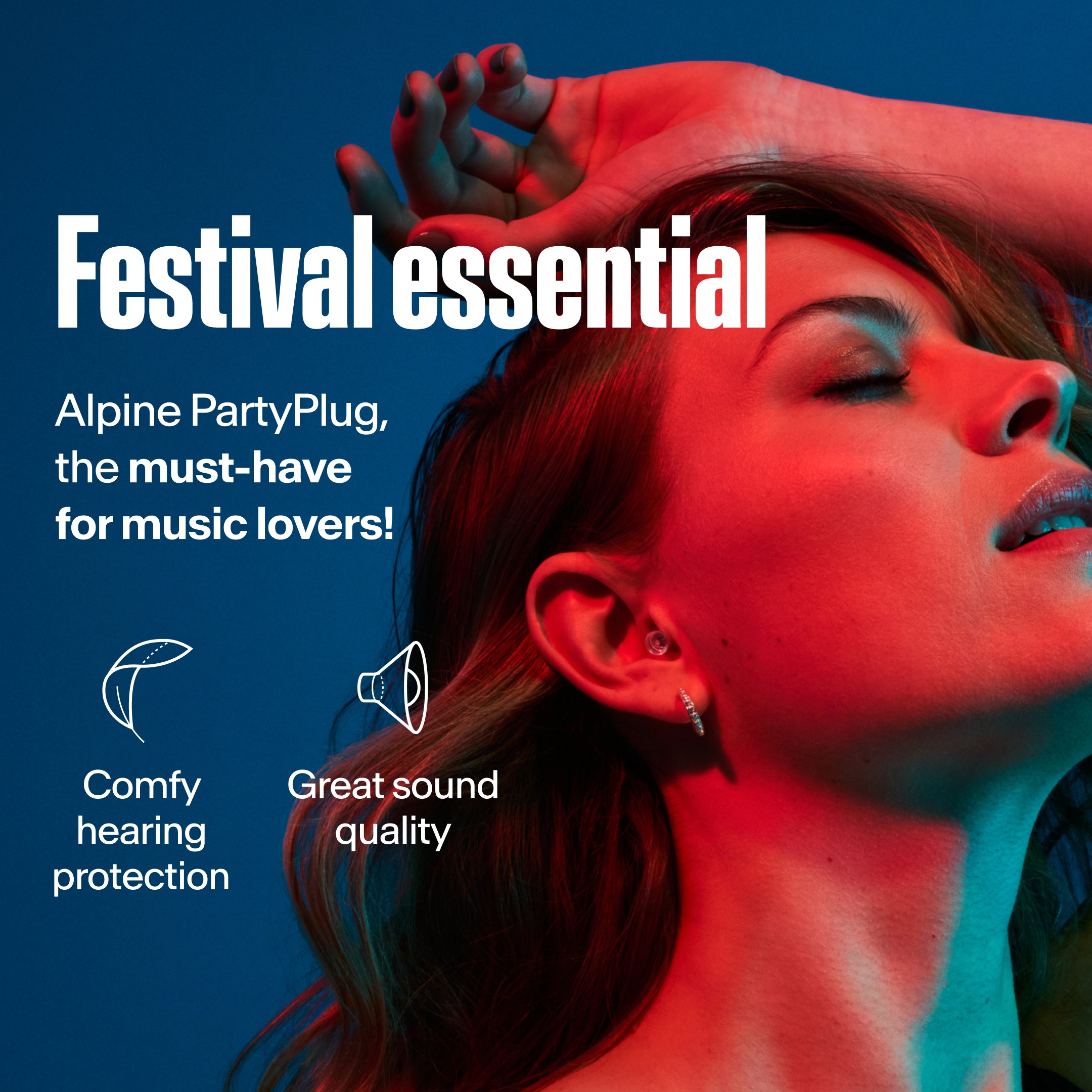 Alpine PartyPlug festival earplugs productdetail transparant #color_transparent