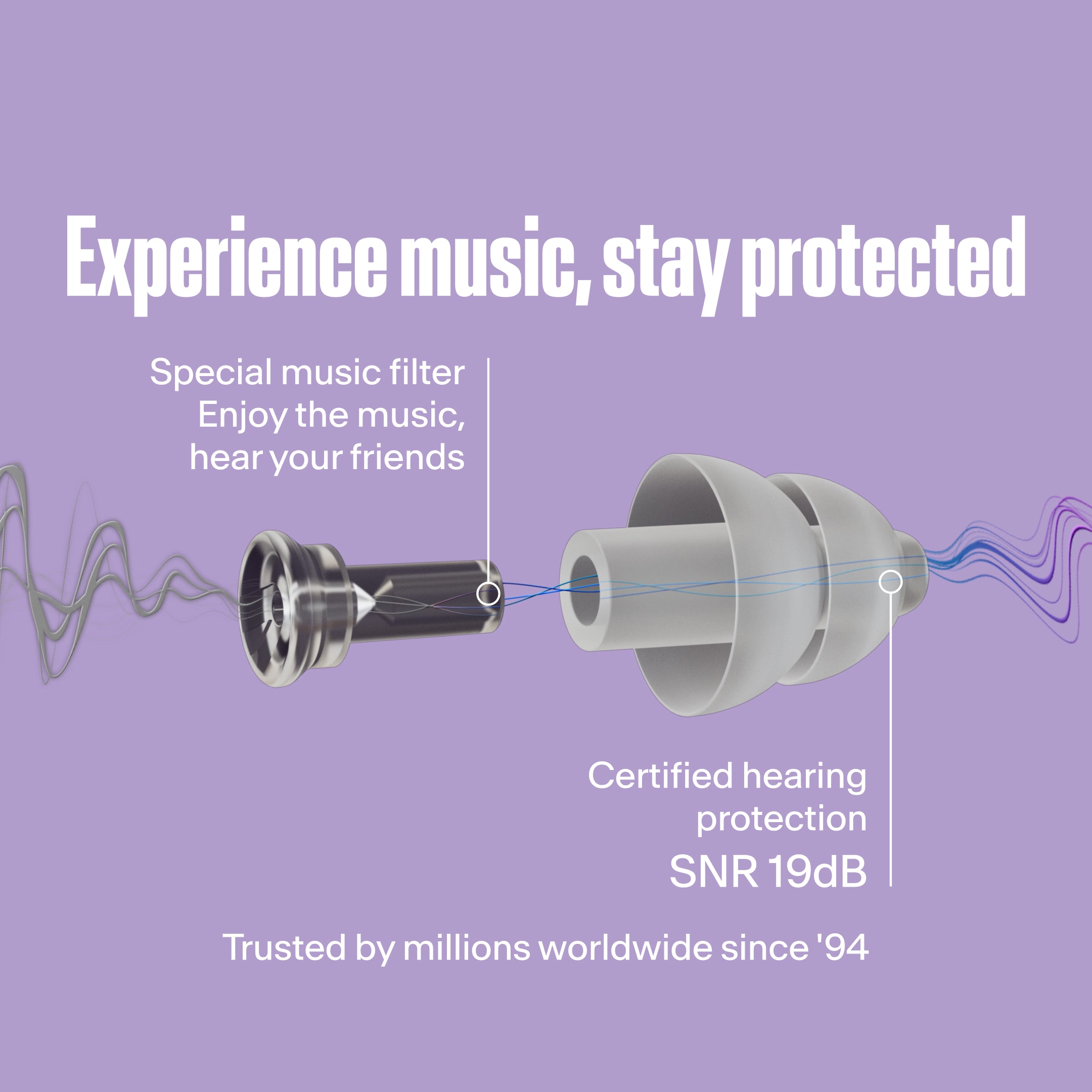 Alpine PartyPlug festival earplugs productdetail transparant #color_transparent