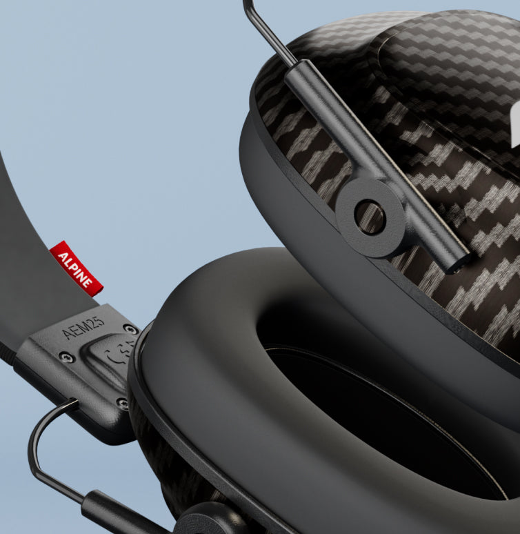 alpine formula 1 racing pro earmuffs damping detail