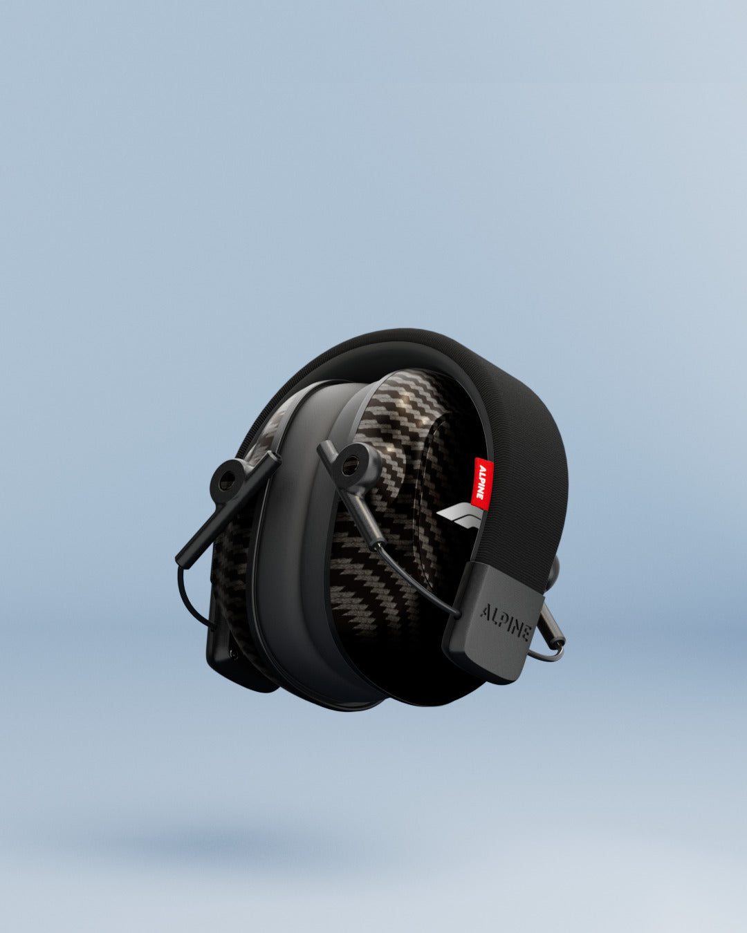 alpine formula 1 racing pro earmuffs folded