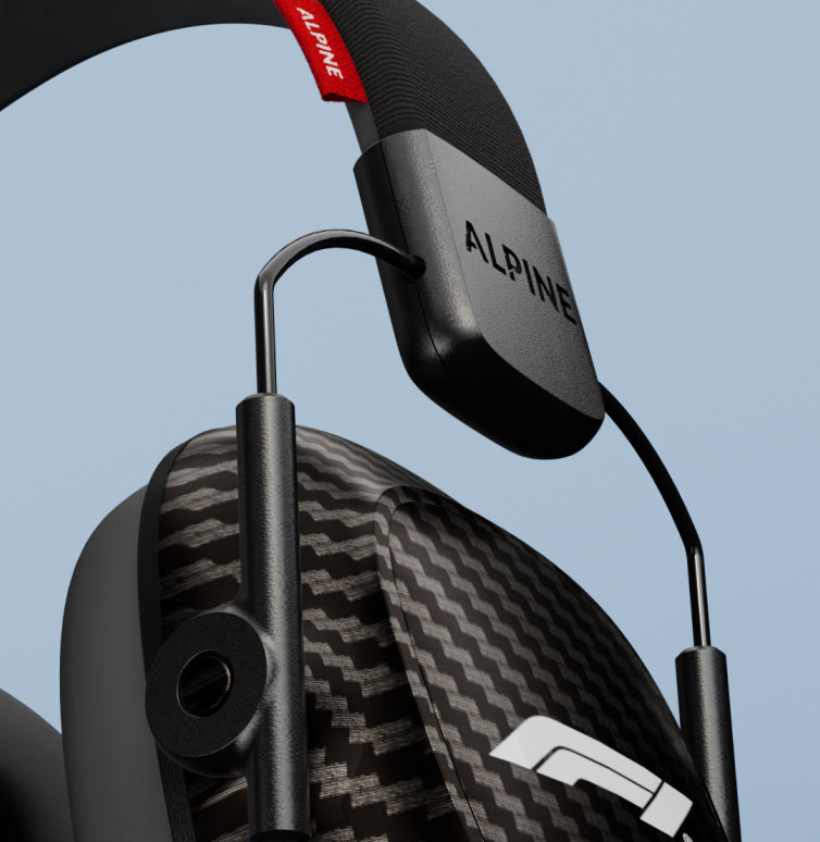 alpine formula 1 racing pro earmuffs reusable detail