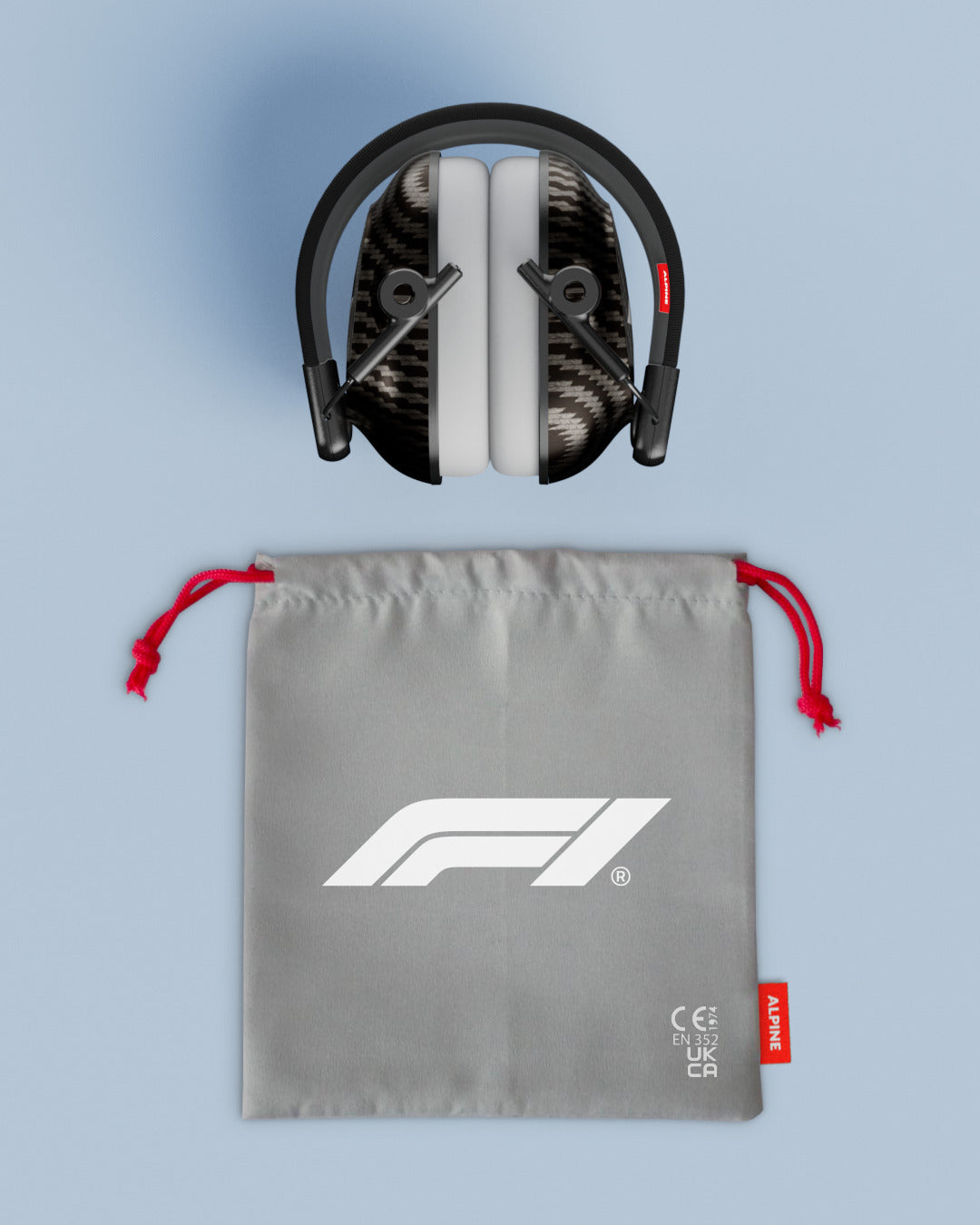 alpine formula 1 racing pro earmuffs for kids overview including accessories