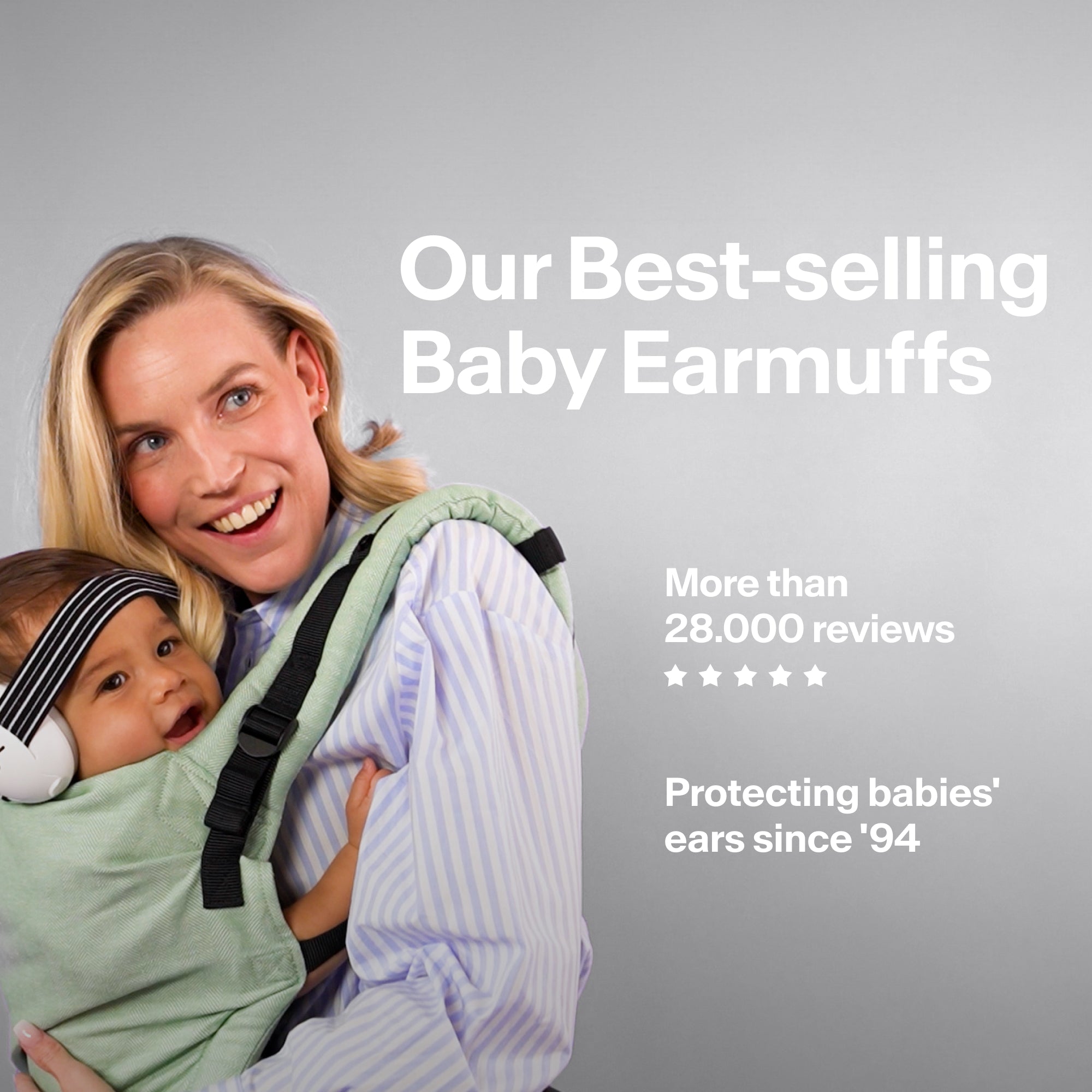 alpine muffy baby classic earmuffs for babies black our best-selling baby eramuff