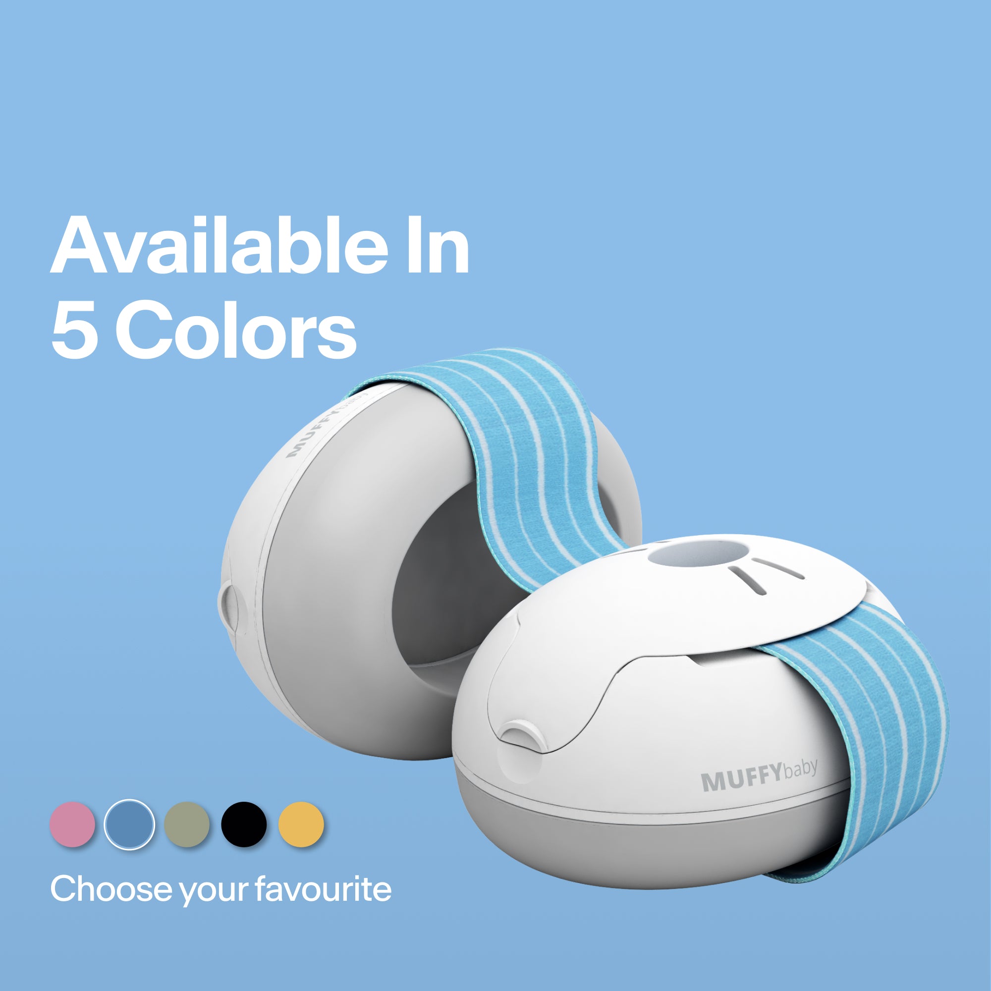 alpine muffy baby classic earmuffs for babies blue available in five colors