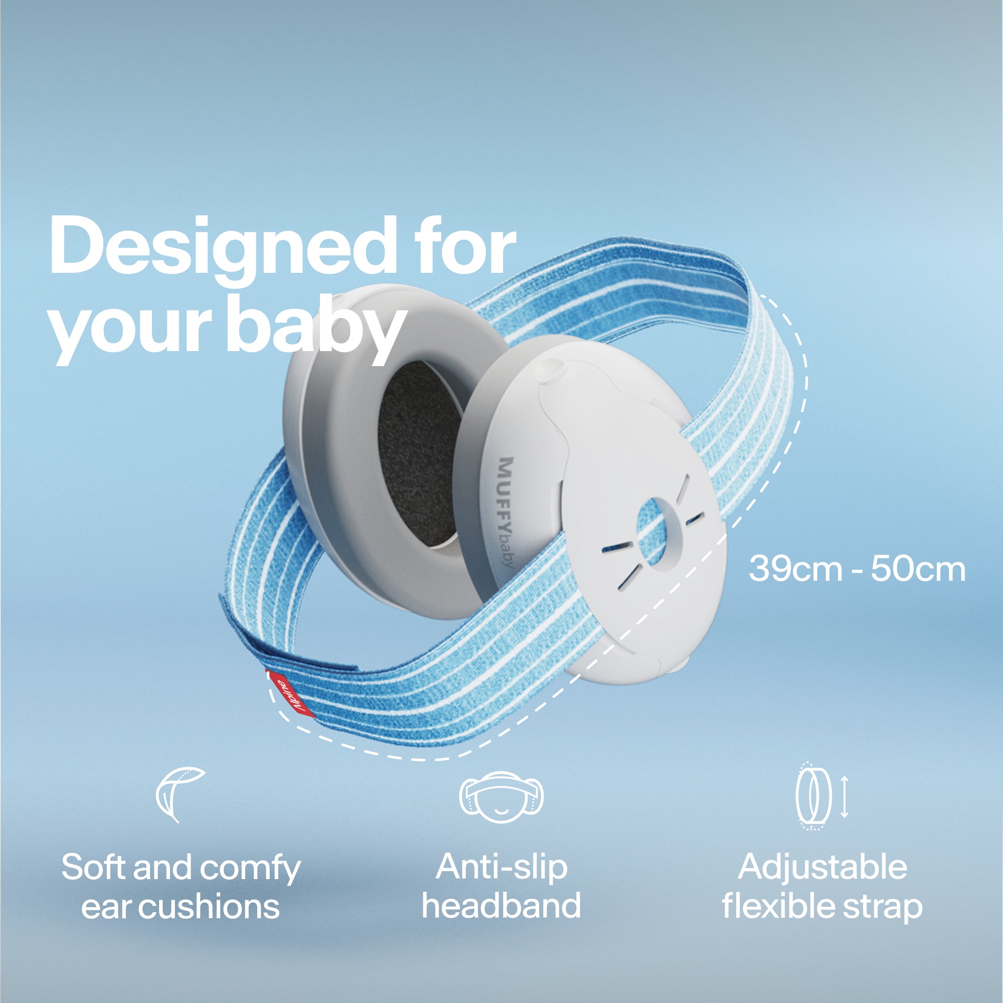 alpine muffy baby classic earmuffs for babies blue designed for your baby