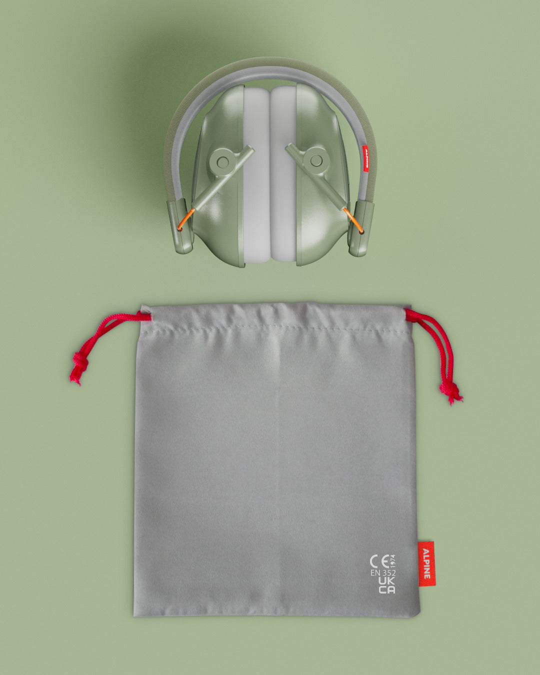 alpine muffy kids earmuffs overview including accessories green #color_green