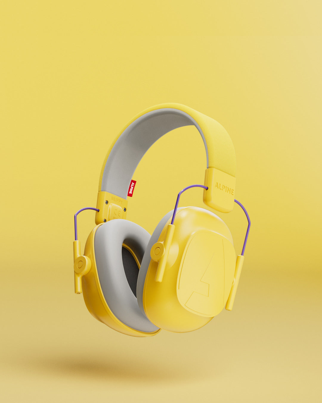 alpine muffy kids earmuffs for kids yellow