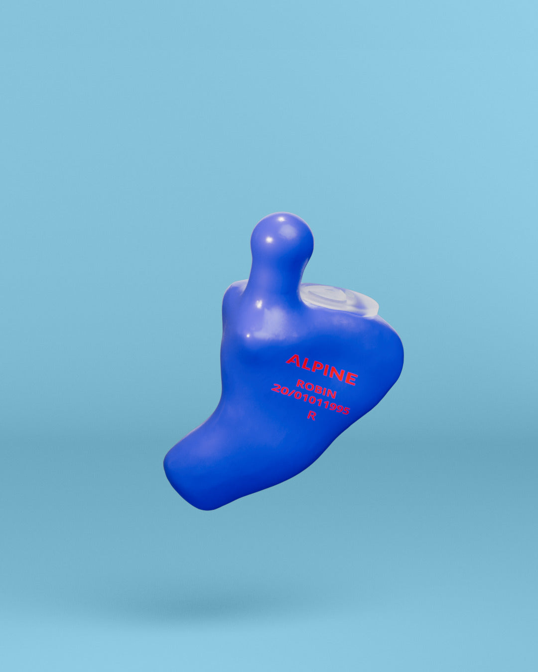 Alpine musicsafe op maat oordoppen blauw
