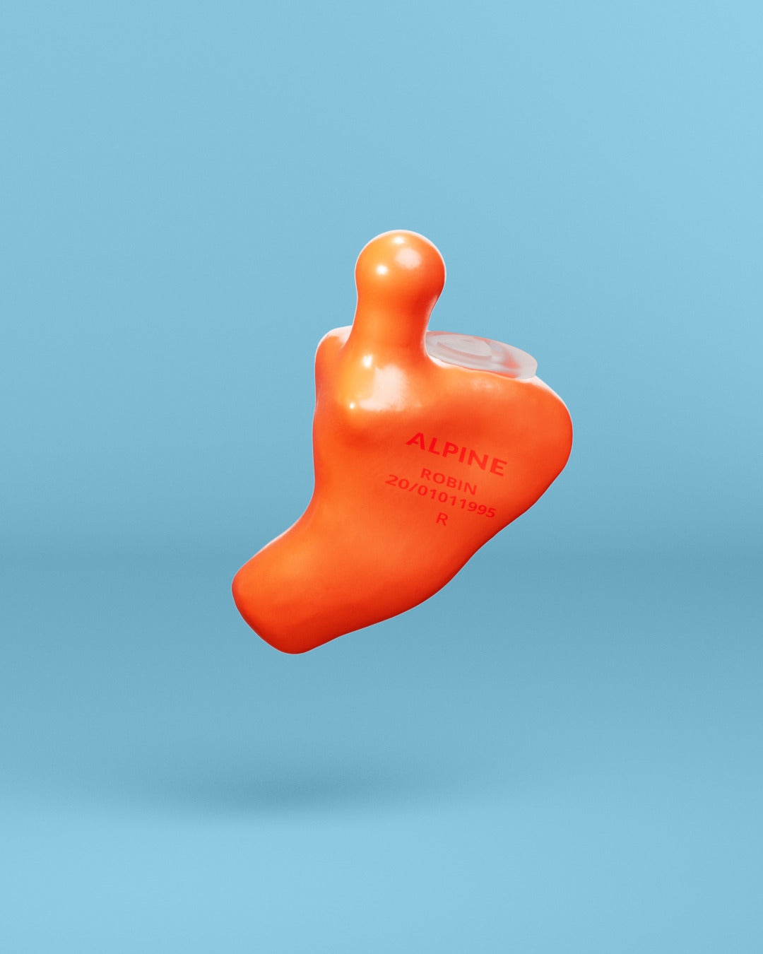 Alpine op maat musicsafe oordoppen oranje