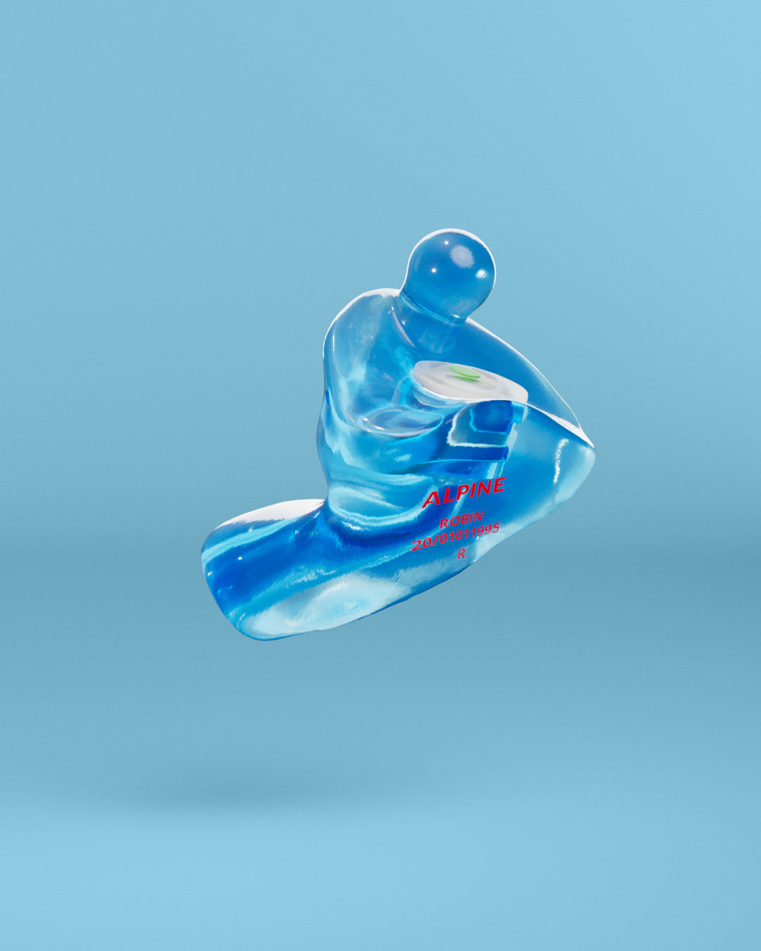 alpine partyplug custom oordoppen categorie overzicht transparant-blue
