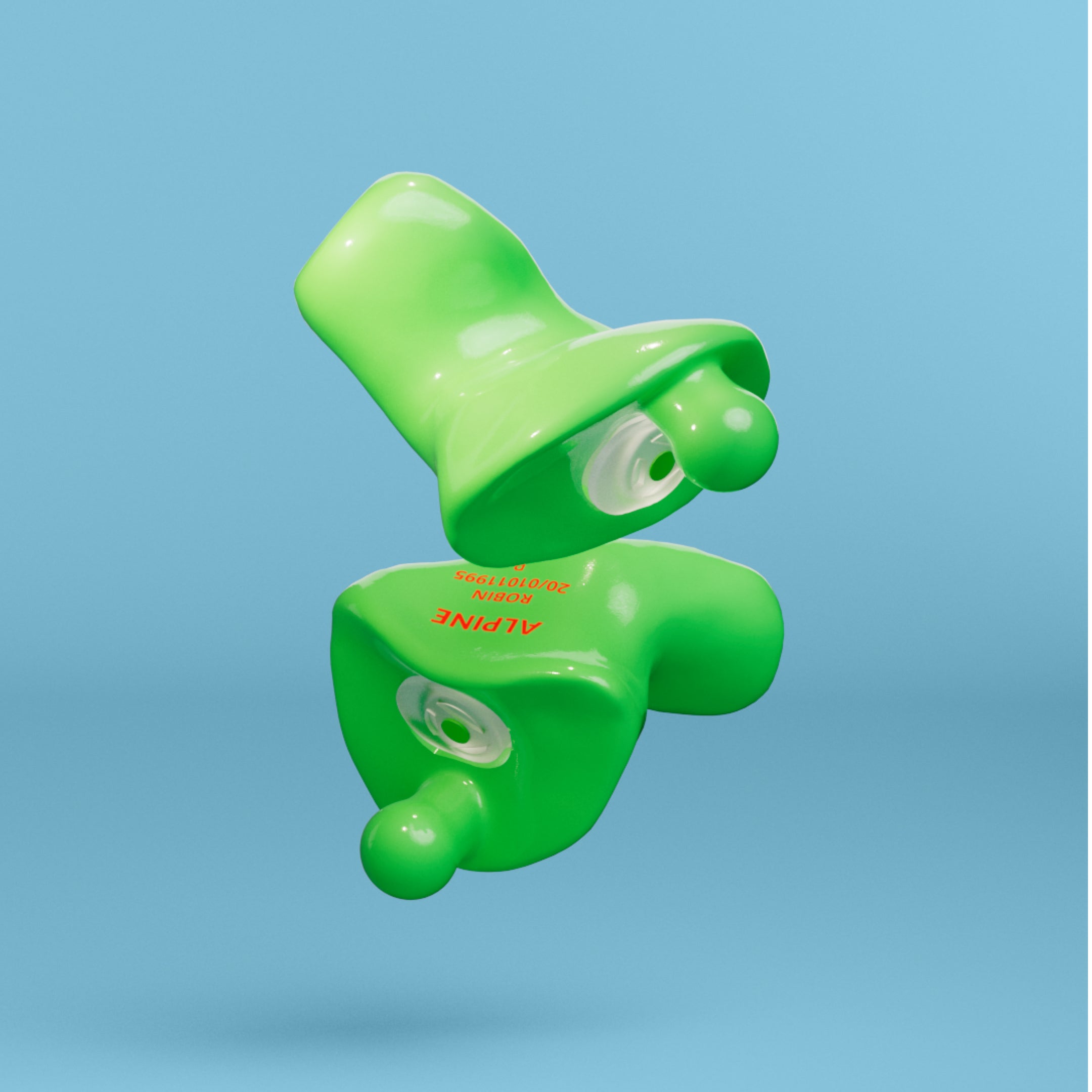 alpine partyplug custom oordoppen groen