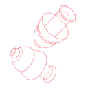 alpine partyplug earplugs for adults  technical description