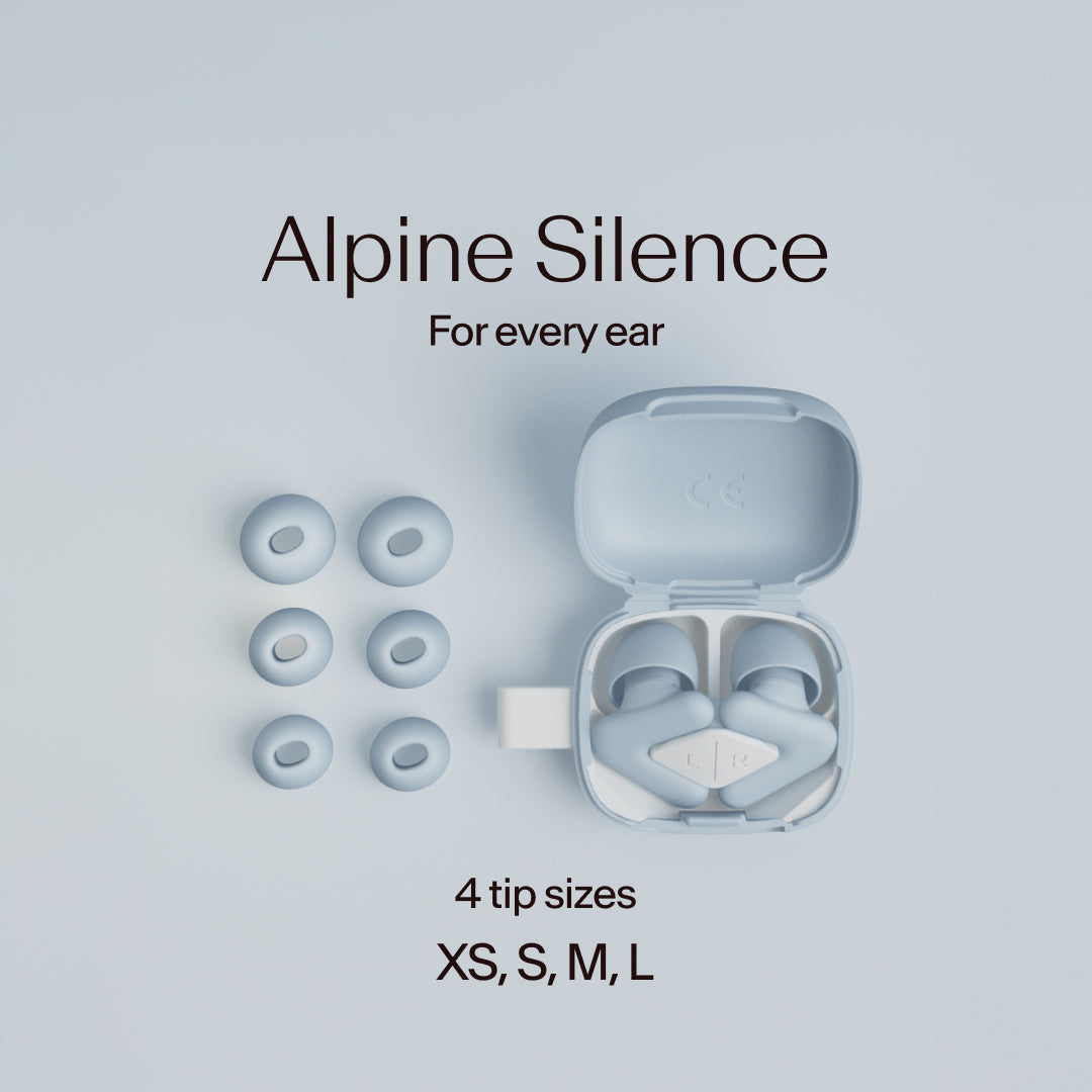 Case with multiple tip sizes – Alpine Silence blue
