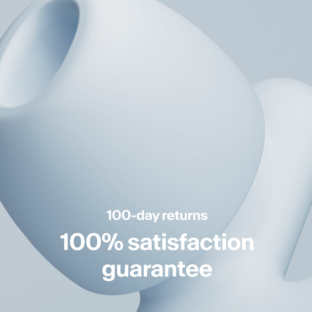 100% satisfaction guarantee – Alpine Silence blue