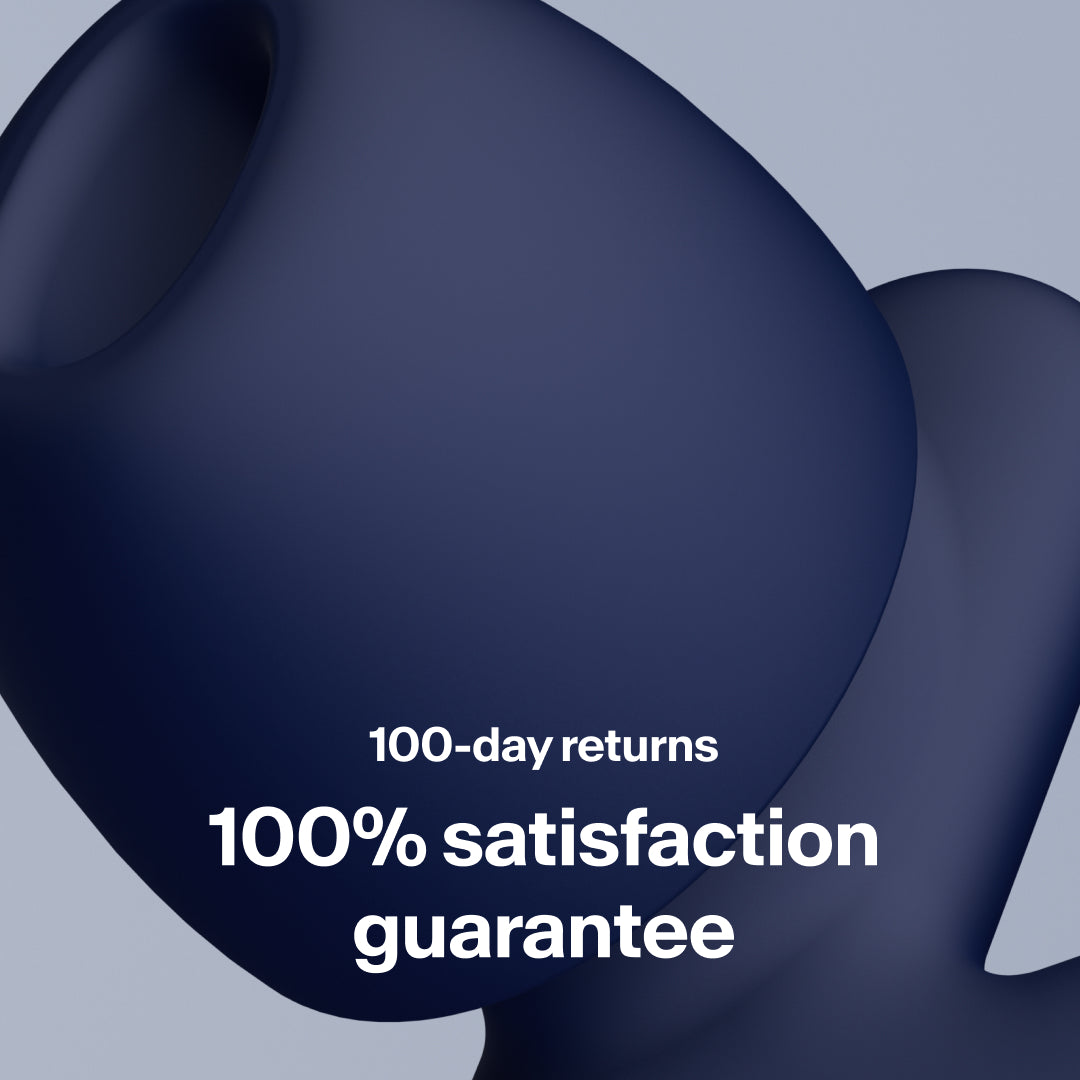100% satisfaction guarantee – Alpine Silence midnight blue