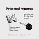 alpine tune filter shown in detail silver