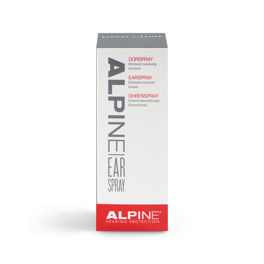 Alpine Ear Spray to clean your ears Alpine hearing protection Earplugs earmuffs protect your ear red dot award party sleep motor baby kids music travel race DIY swim accessories project industry 