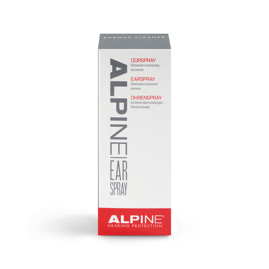 Alpine Ear Spray to clean your ears Alpine hearing protection Earplugs earmuffs protect your ear red dot award party sleep motor baby kids music travel race DIY swim accessories project industry 