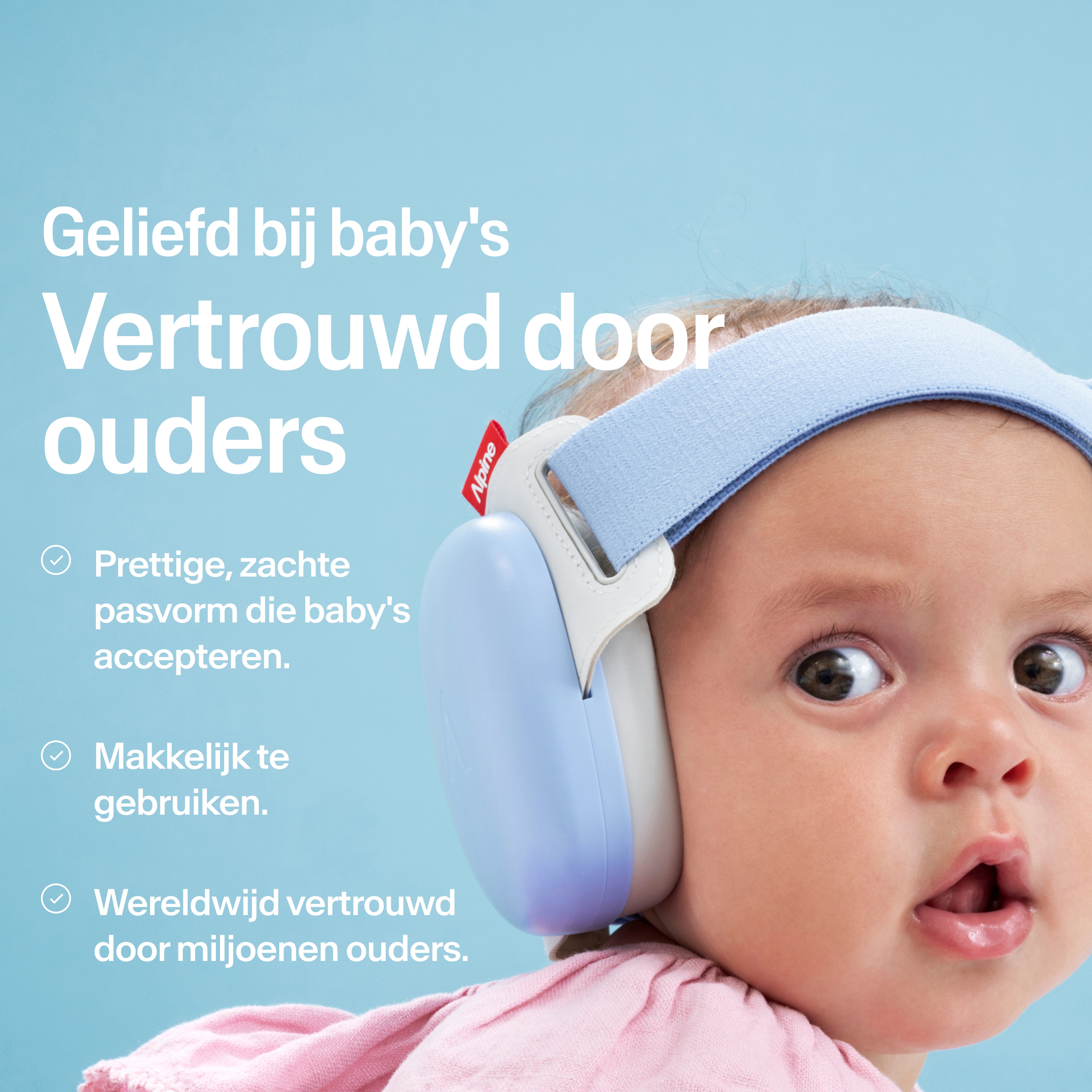 Alpine Muffy Baby oorbeschermers voor baby’s 
