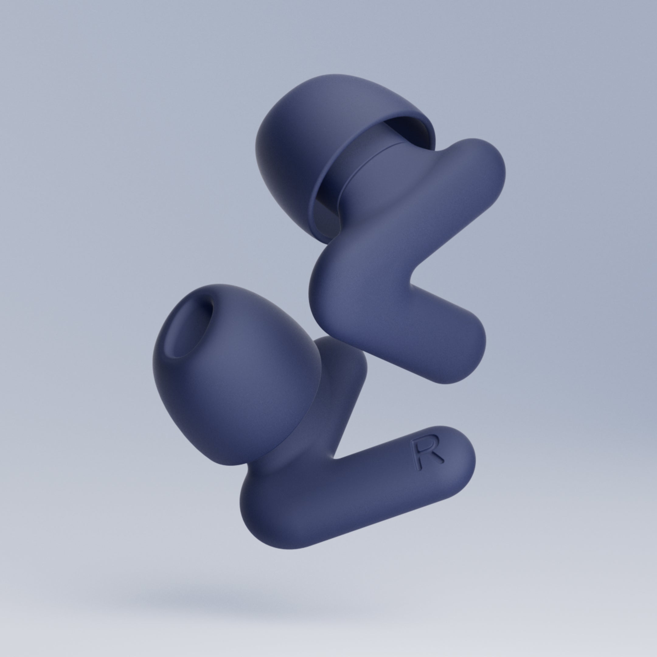 Alpine Silence image produit de deux bouchons – midnight-blue 