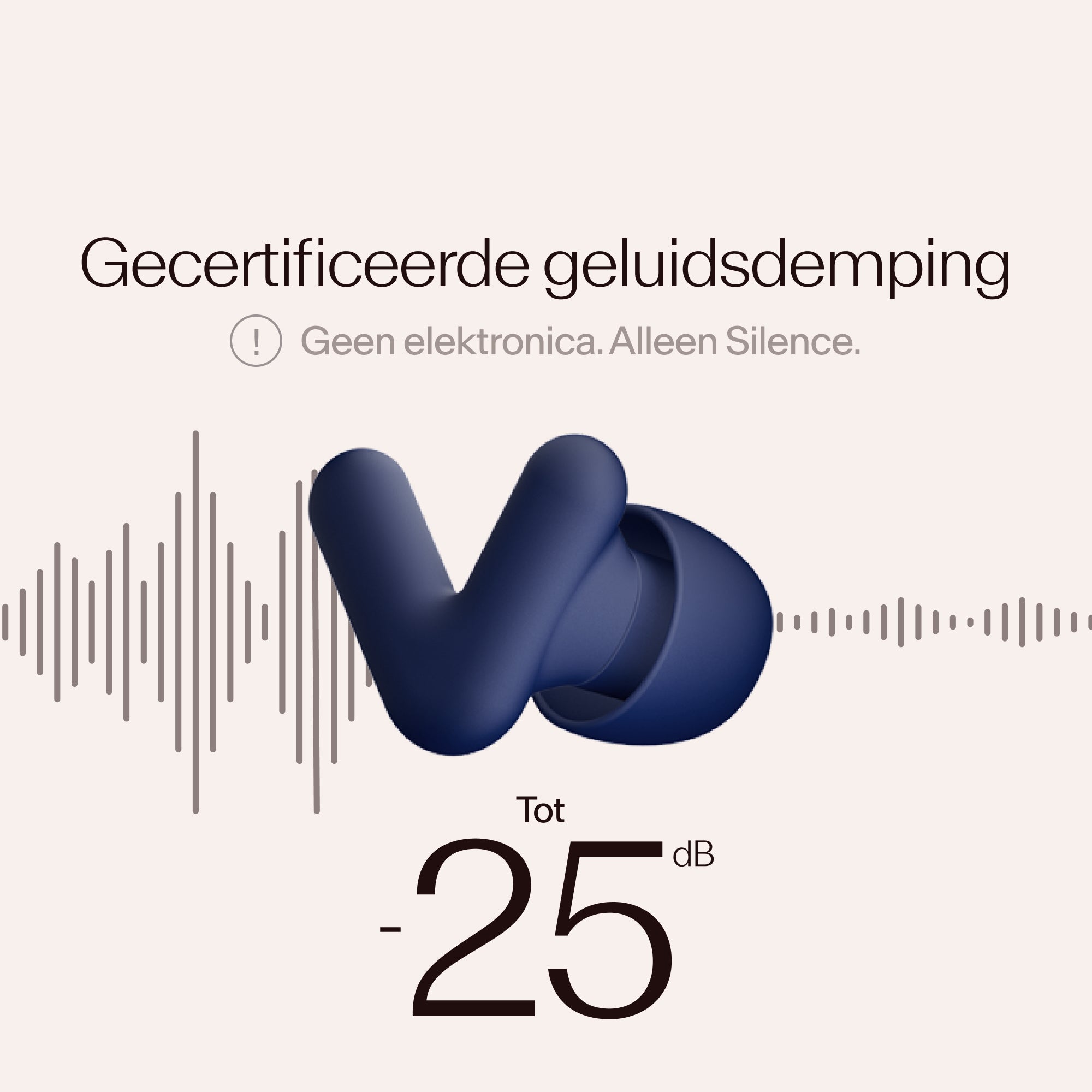 Alpine Silence oordoppen met gecertificeerde geluidsdemping 