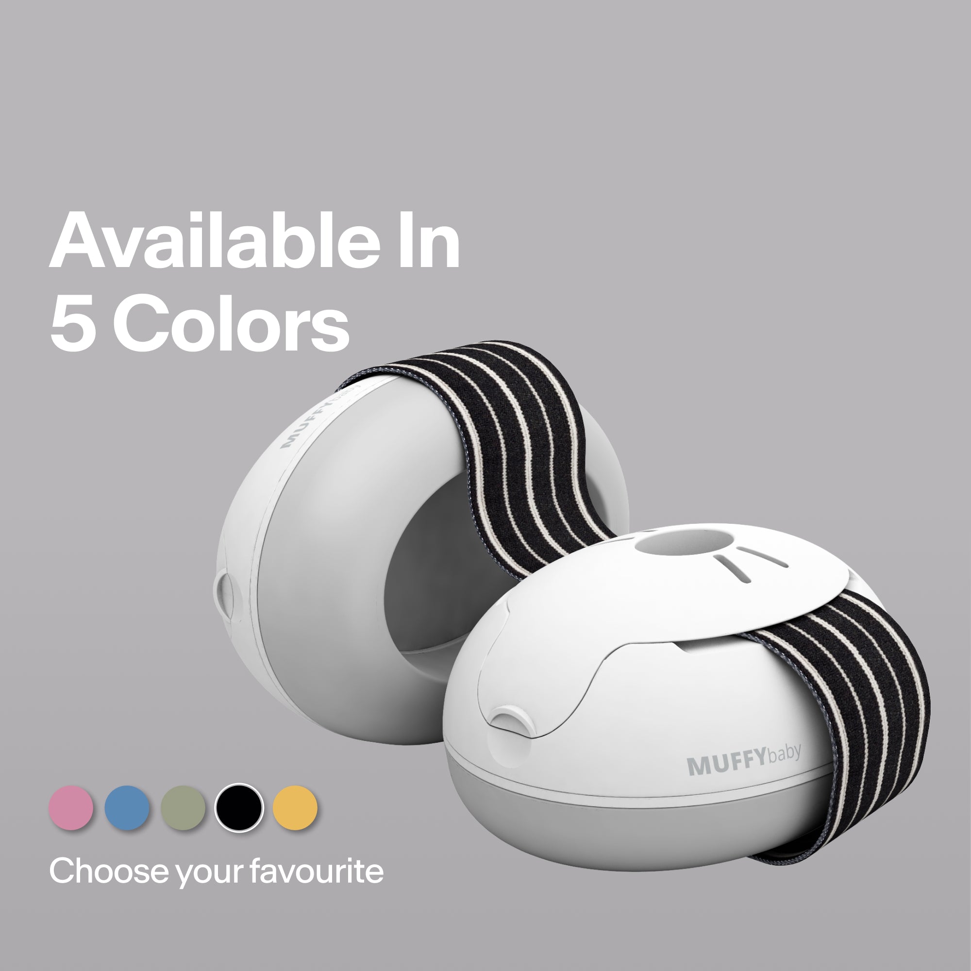 alpine muffy baby classic earmuffs for babies black available in five colors