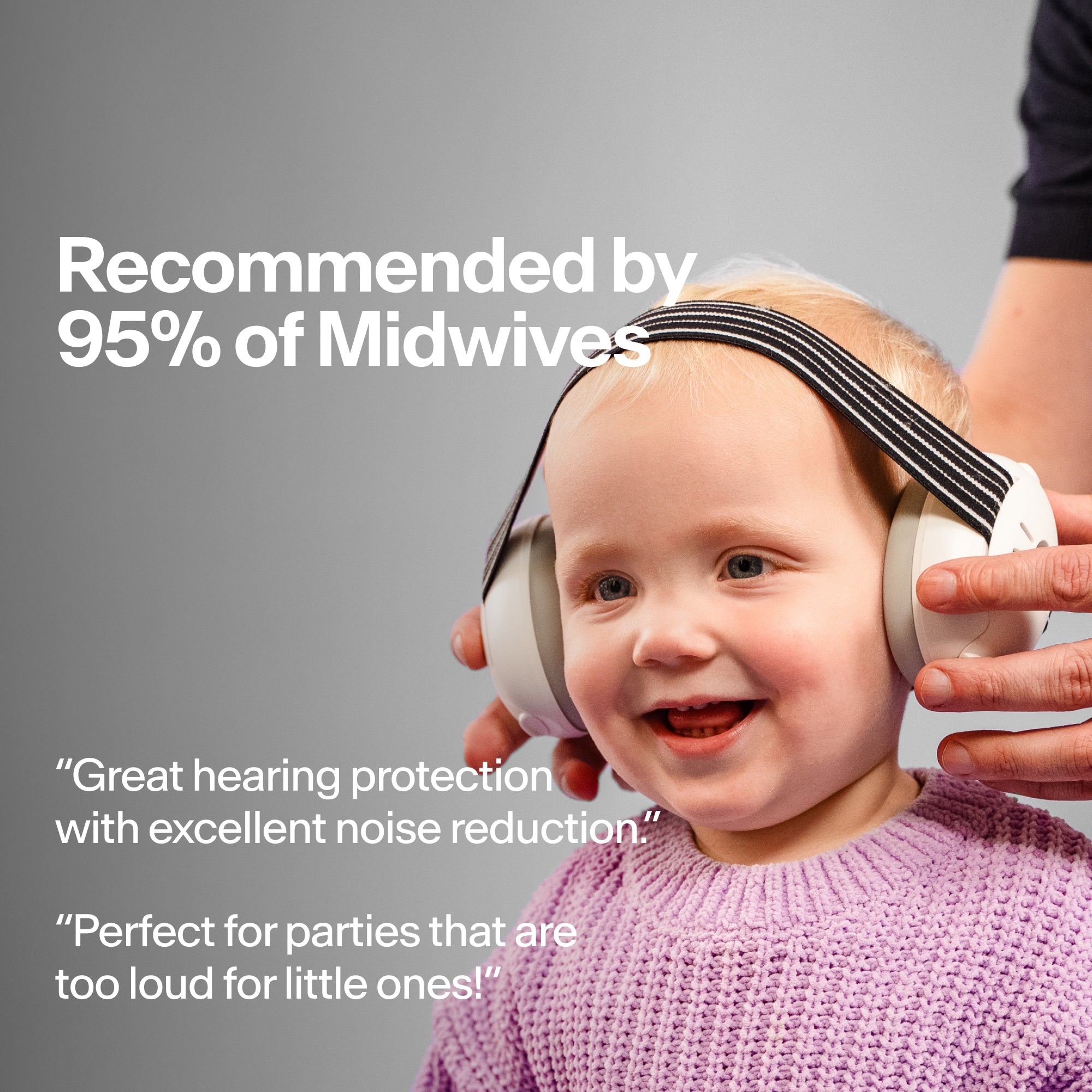 alpine muffy baby classic earmuffs for babies black recommended by 95% of midwives
