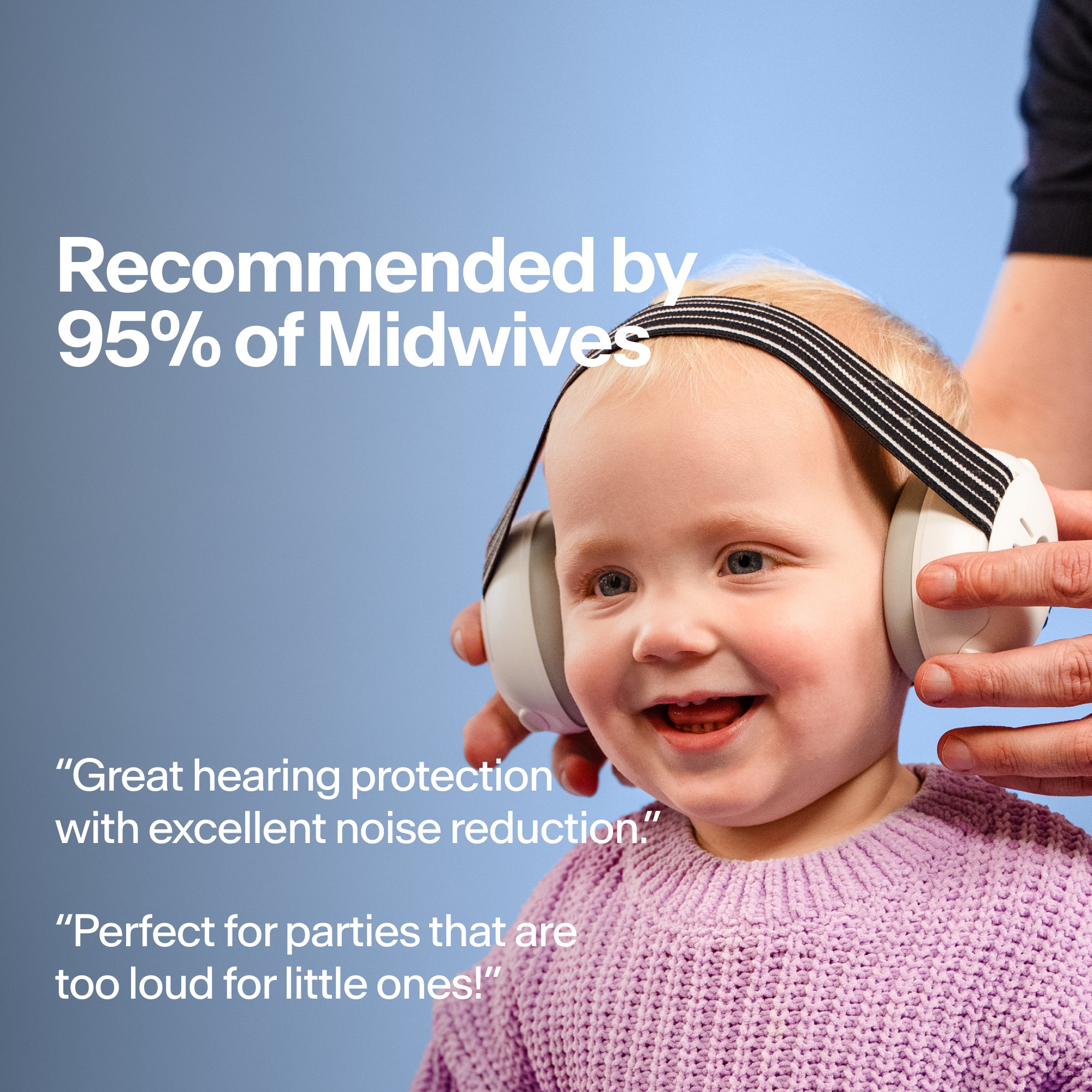alpine muffy baby classic earmuffs for babies blue recommended by 95% of midwives #color_blue