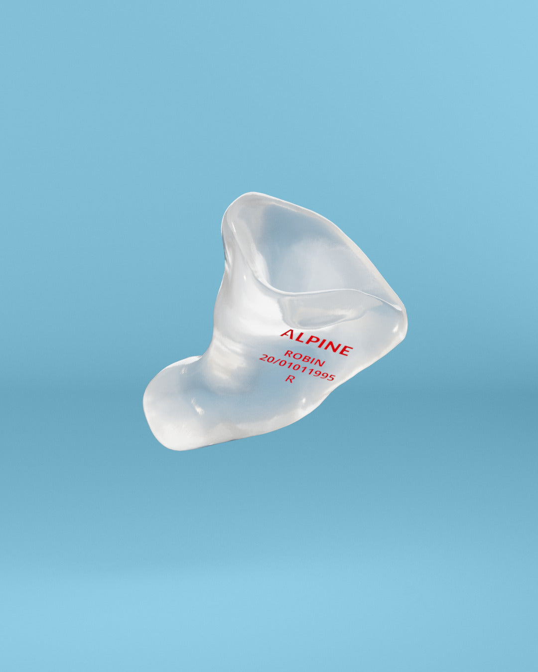 Alpine op maat sleepsoft oordoppen  transparant 