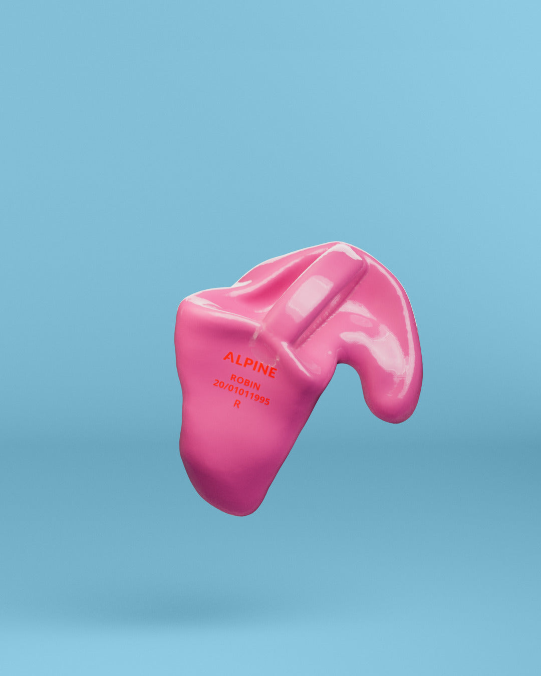 Alpine op maat swimsafe oordoppen  neon roze 
