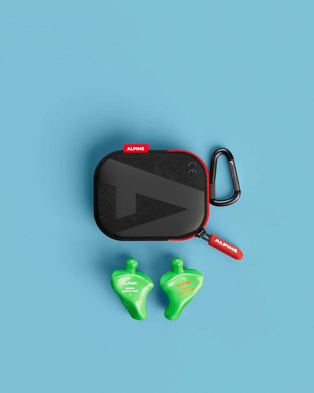 Alpine PartyPlug Custom oordoppen op maat overzicht inclusief accessoires  groen 