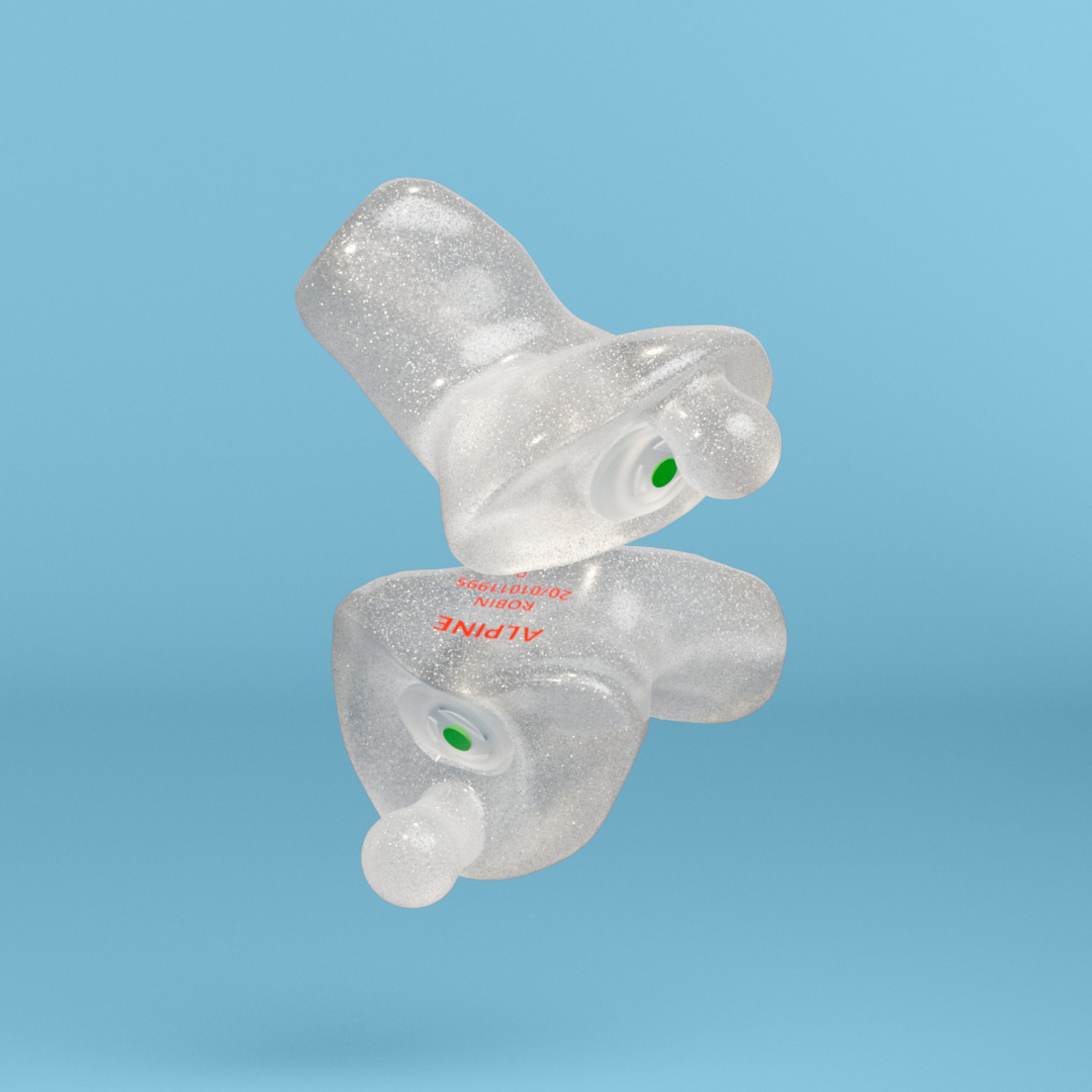 alpine partyplug custom oordoppen metallic zilver 