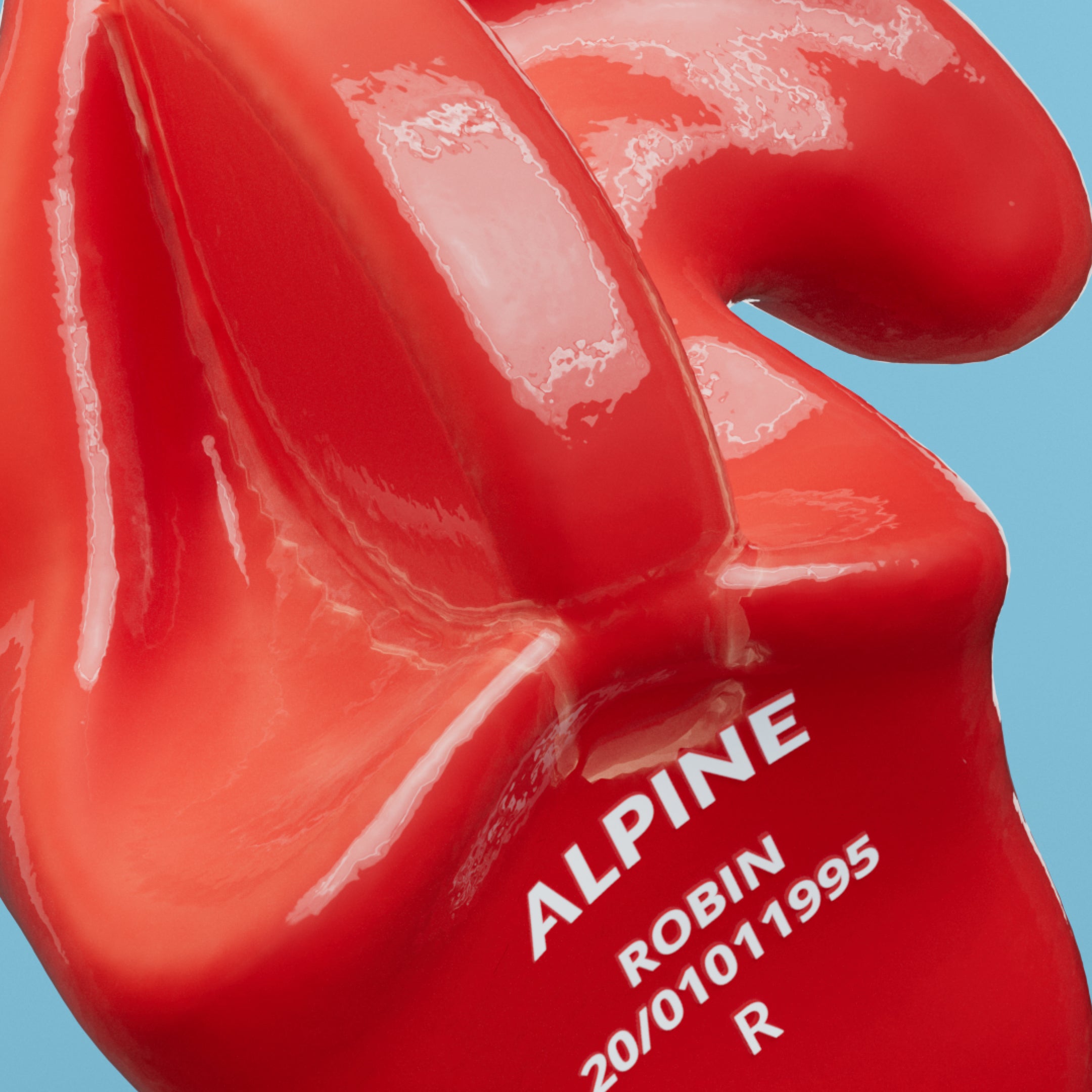 alpine swimsafe custom oordoppen productdetail  neon rood 
