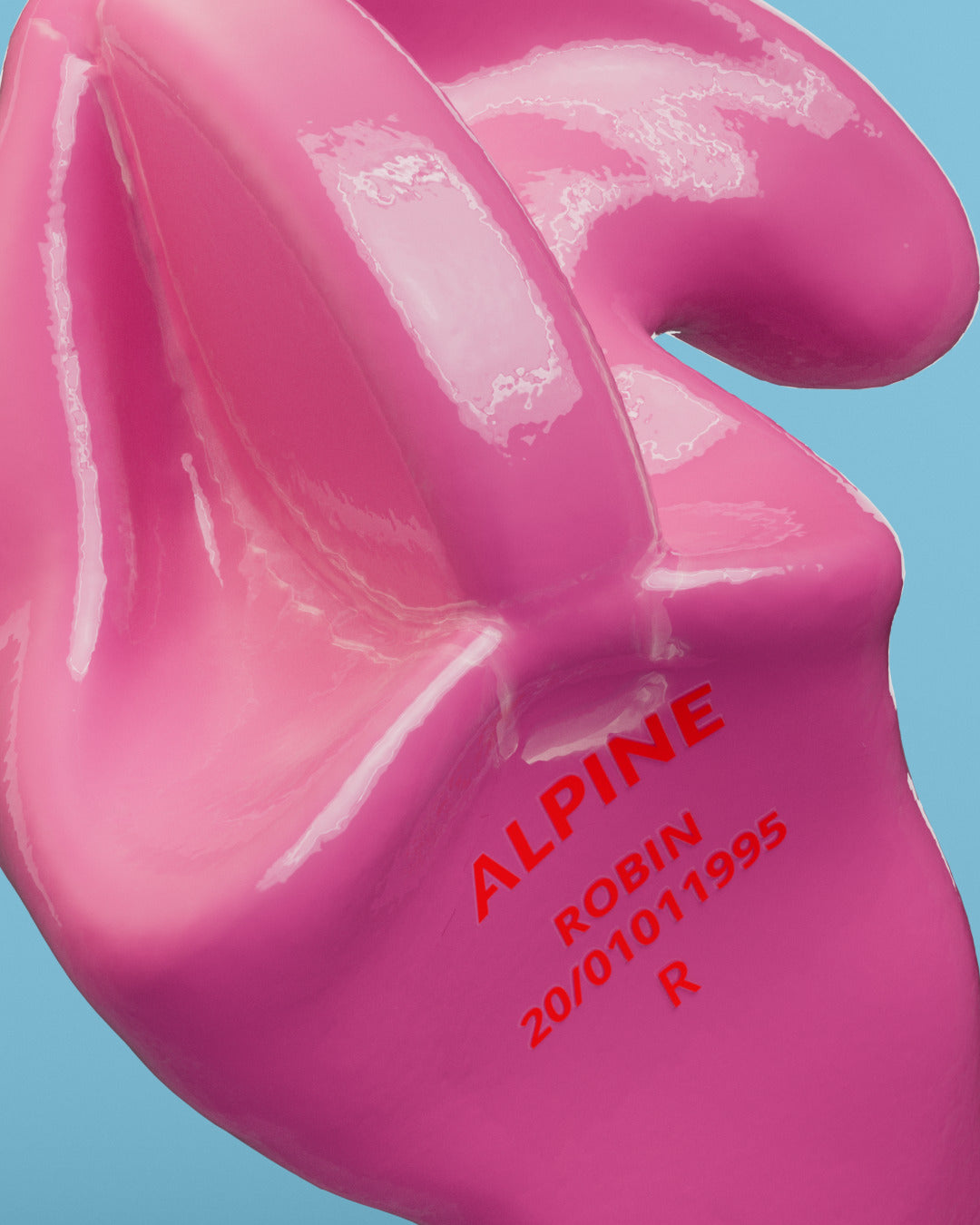 alpine swimsafe custom oordoppen productdetail  neon roze 