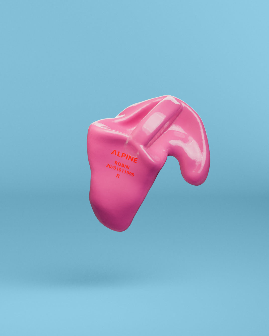 Alpine swimsafe op maat oordoppen  neon roze 