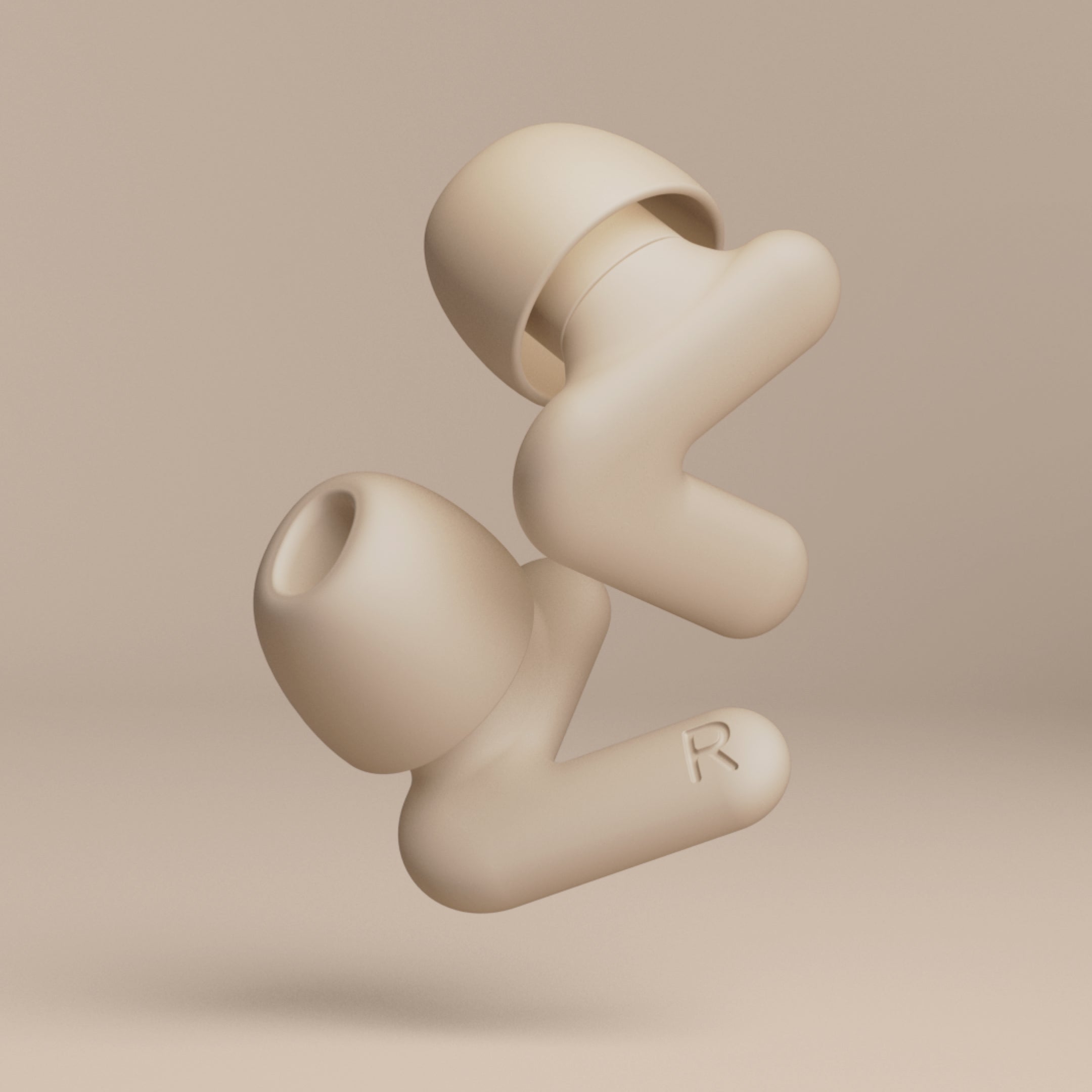 Alpine Silence two earplugs – beige 