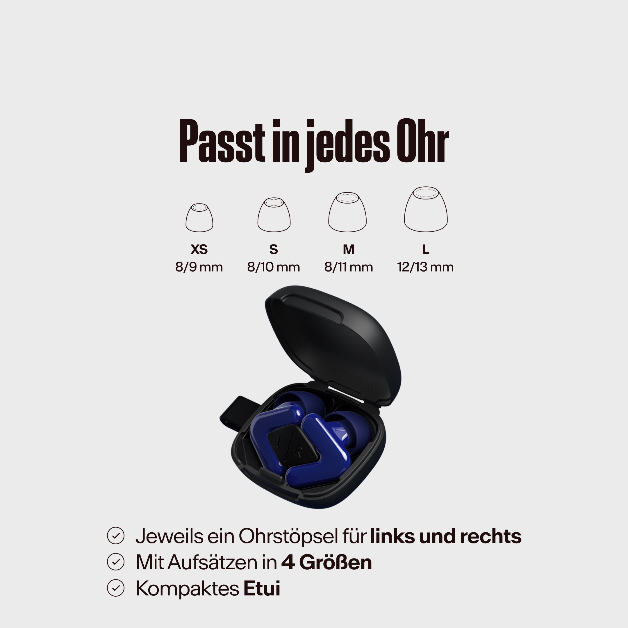 Alpine Tune Verpackung in Dunkelblau, Text &