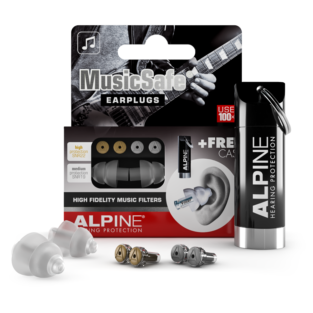 Alpine MusicSafe earplugs for musicians Alpine hearing protection Earplugs earmuffs protect your ear red dot award party concert festival partyplug MusicSafe MusicSafe Earmuff MusicSafe Pro