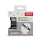 Alpine Muffy Baby earmuffs for baby's Alpine hearing protection Earplugs earmuffs protect your ear red dot award Muffy Baby Muffy Kids Pluggies Kids packaging white grey 