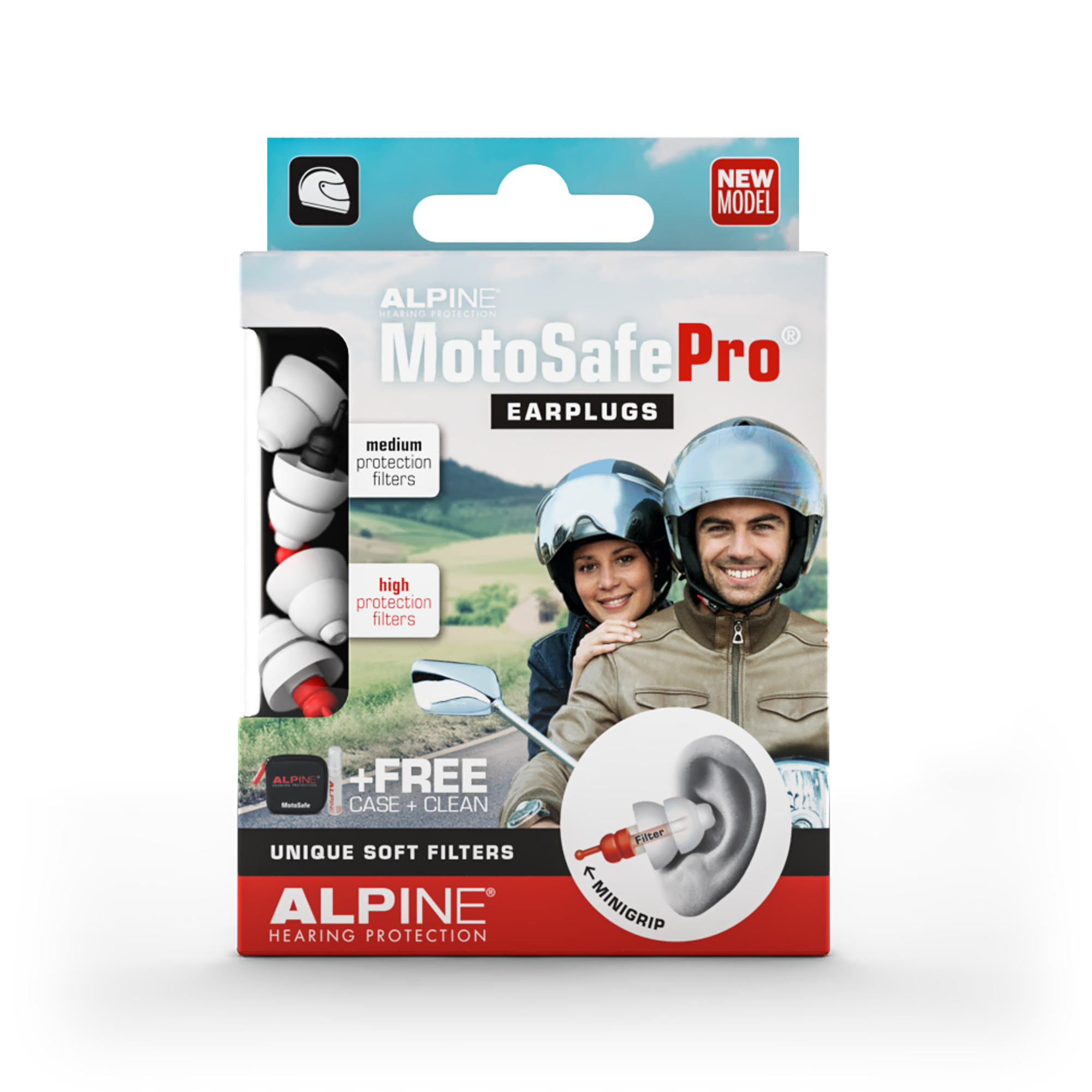 Alpine MotoSafe Pro for motorcyclists – Alpine Hearing Protection