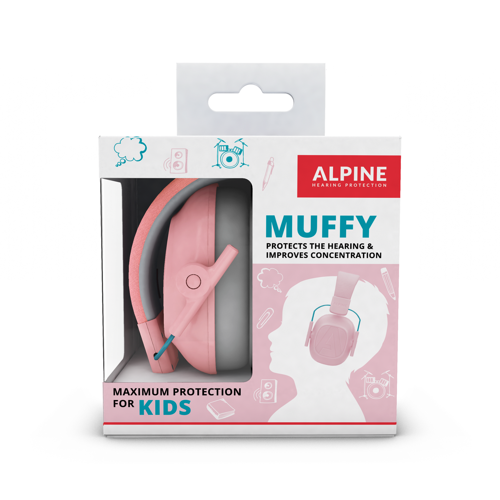 Alpine Muffy Protectores de Oído para Niños - Cascos Antiruido